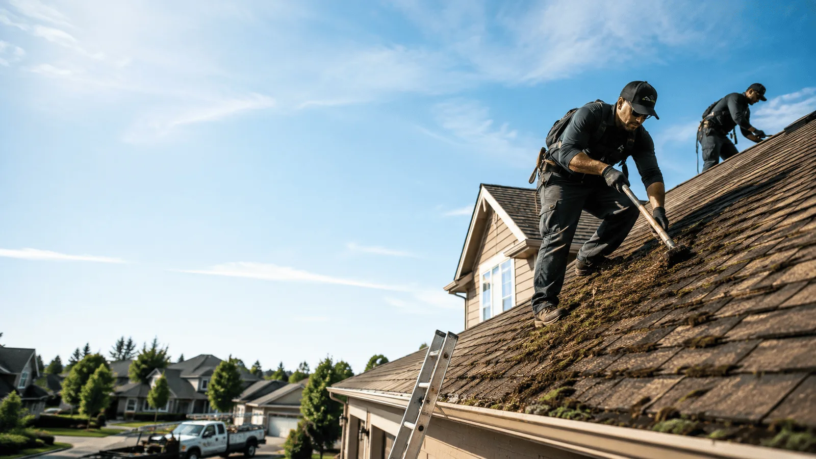 Roof Moss Removal in Goldsmith, IN near me